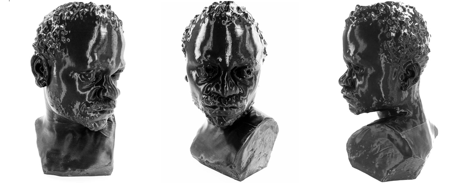 Large Chief Bokani 3D Print complete for Cardiff Museum
