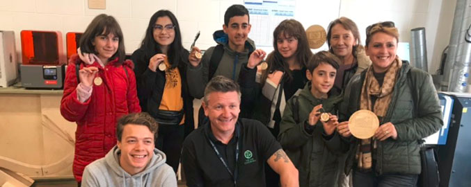 Sully Primary School Erasmus Project Workshop at FabLab
