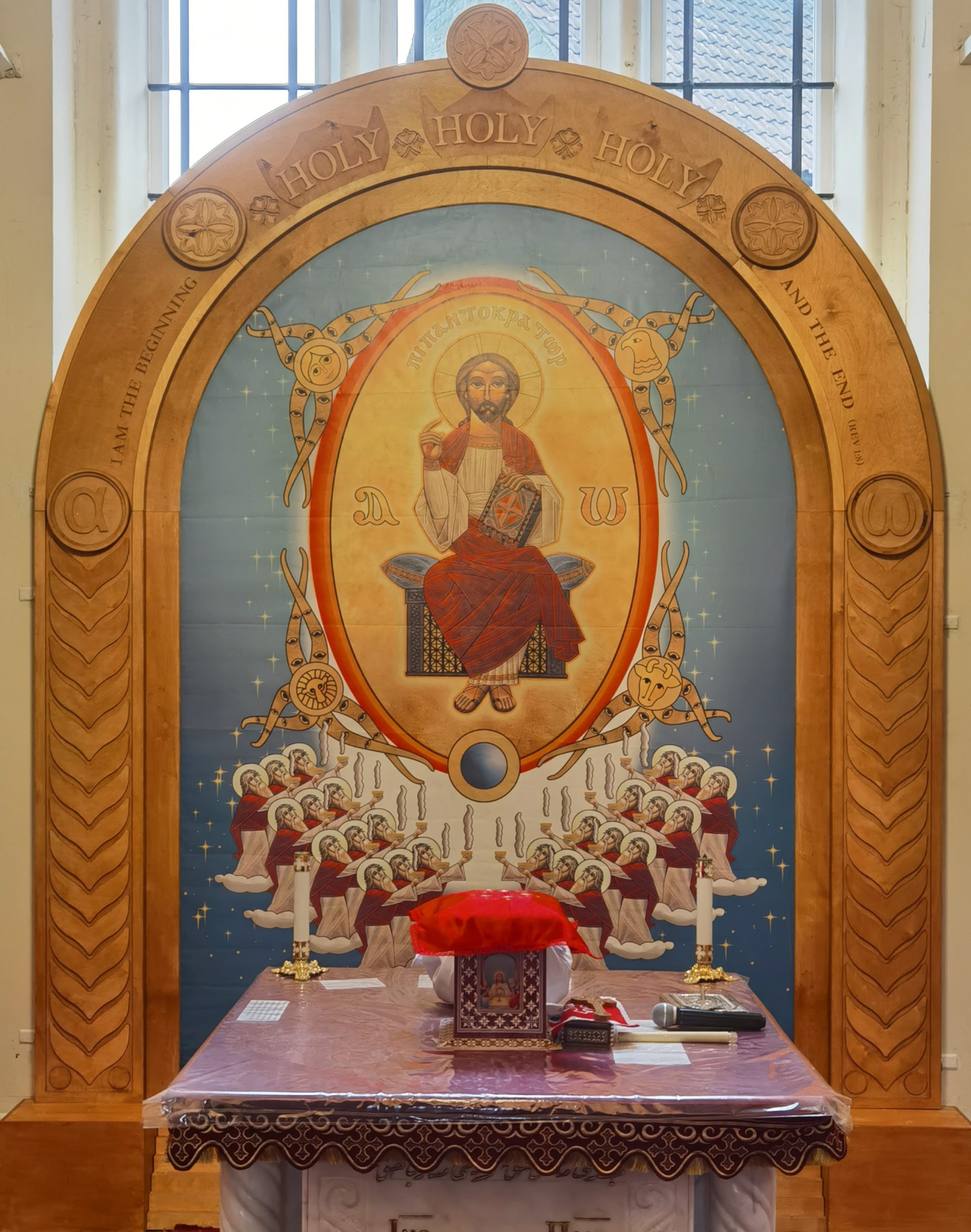 Icon frame for a Bristol Church