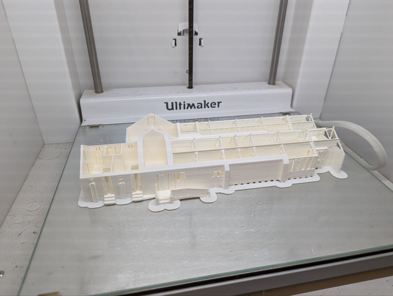 Amelia Trust Farm model for Dennis Hellyar Architects